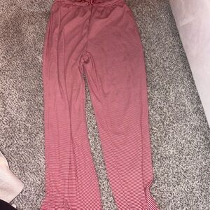 Red and White Striped Pants